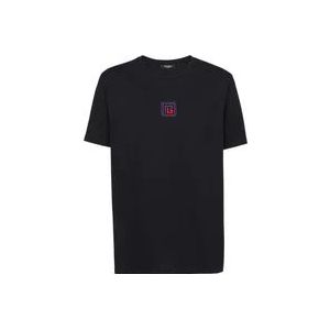 Balmain PB T-shirt , Black , Heren , Maat: M