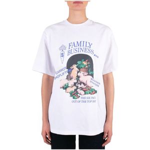 Msgm, Dames, Tops, Wit, Maat: S Katoen,