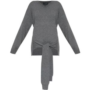 Dolce & Gabbana, Dames, Truien, Grijs, Maat: XS Kasjmier,
