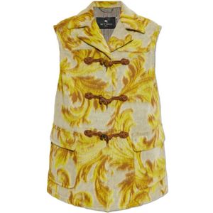 Etro, Dames, Jassen, Geel, Maat: S Wol,