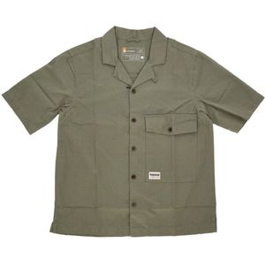 Timberland - Ripstop Short Sleeve Shirt - Groen - Katoen