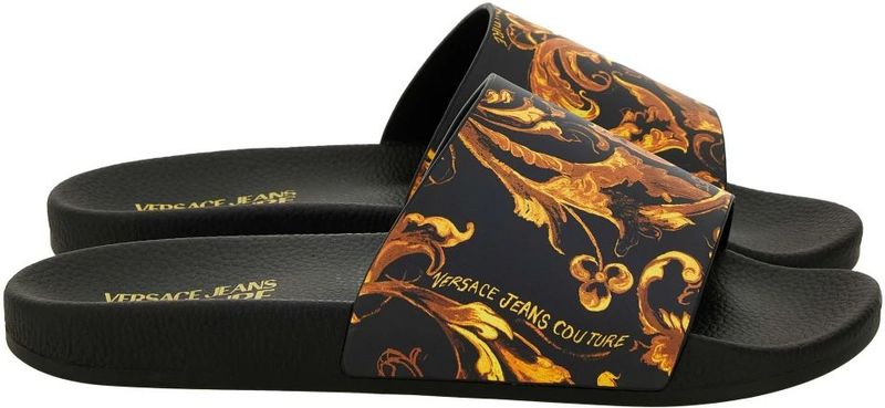 Versace Jeans Couture - Muiltjes - Geel - Oranje - Zwart