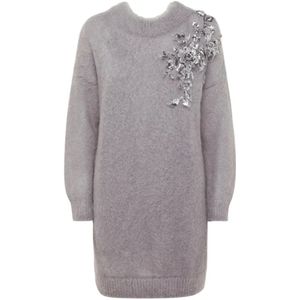 Blugirl, Dames, Truien, Grijs, Maat: XS