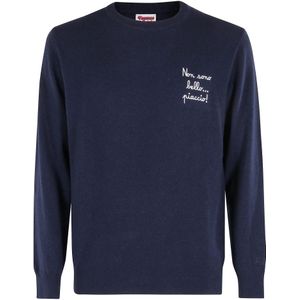 MC2 Saint Barth, Heren, Truien, Blauw, Maat: L Wol,