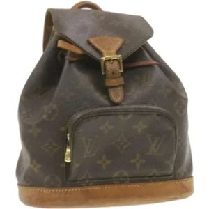 Louis Vuitton Vintage, Dames, Pre-owned, Bruin, Maat: ONE Size Leer,
