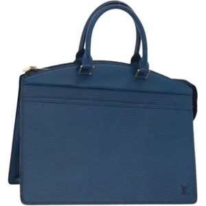 Louis Vuitton Vintage, Dames, Pre-owned, Blauw, Maat: ONE Size Leer,