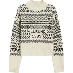 Weekend, Dames, Truien, Wit, Maat: XS Wol,
