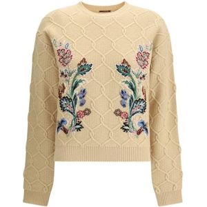 Etro, Dames, Truien, Beige, Maat: XS Wol,