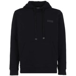 Dondup, Heren, Sweatshirts & Hoodies, Zwart, Maat: S Katoen,