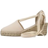 Espadrilles - Effen Katoen - Jute Sleehak - Veganistisch Ontwerp