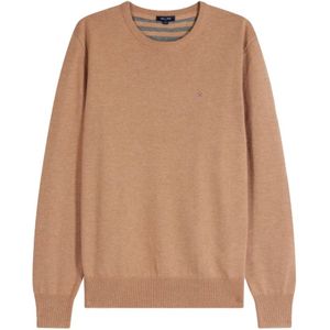 Eden Park, Heren, Truien, Bruin, Maat: S Katoen,