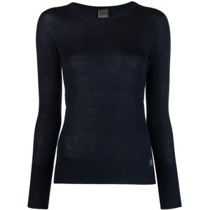 Lorena Antoniazzi, Dames, Truien, Blauw, Maat: XS Kasjmier,