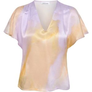 Karen by Simonsen, Dames, Blouses & Shirts, Veelkleurig, Maat: XS