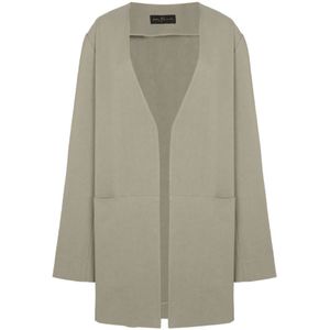 Cortana, Heren, Jassen, Grijs, Maat: M Linnen,