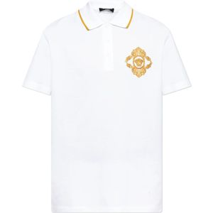 Versace, Heren, Tops, Wit, Maat: 2XL Katoen,