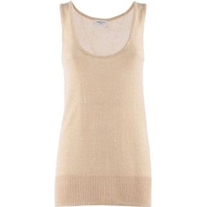 Nenette, Dames, Tops, Beige, Maat: L Viscose,