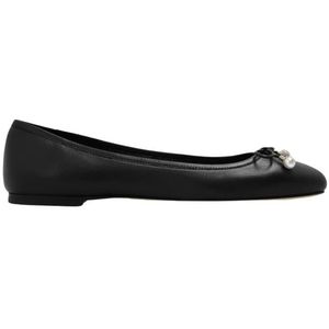 Elma - Flat Pearl Detail Wo - Balletschoenen - Zwart