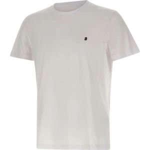Dondup, Heren, Tops, Wit, Maat: L Katoen,