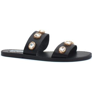 Steve Madden, Dames, Schoenen, Zwart, Maat: 36 EU Leer,