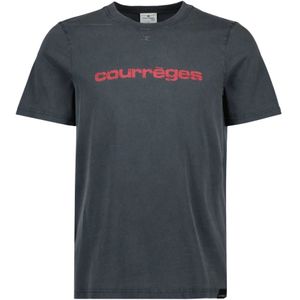 Courrèges, Heren, Tops, Grijs, Maat: XS Katoen,