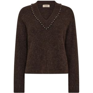 MOS Mosh, Dames, Truien, Bruin, Maat: XS
