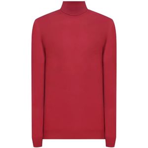 Brunello Cucinelli, Heren, Truien, Rood, Maat: L Kasjmier,