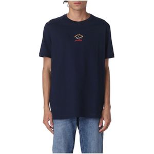 Paul & Shark, Heren, Tops, Blauw, Maat: S Katoen,