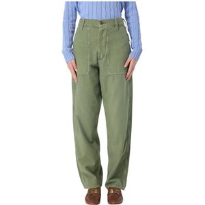 Polo Ralph Lauren, Dames, Broeken, Groen, Maat: XL
