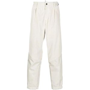 Moncler, Heren, Broeken, Wit, Maat: XL Velours,