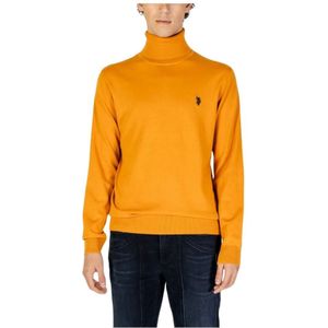U.s. Polo Assn., Heren, Truien, Oranje, Maat: XL Katoen,