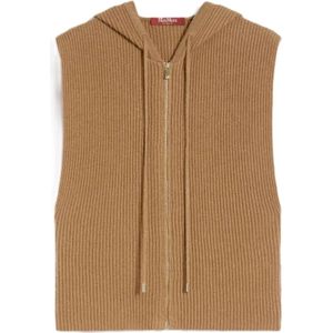 Max Mara Studio, Dames, Jassen, Bruin, Maat: XS Wol,