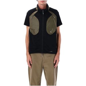 Roa, Heren, Jassen, Zwart, Maat: L Fleece,