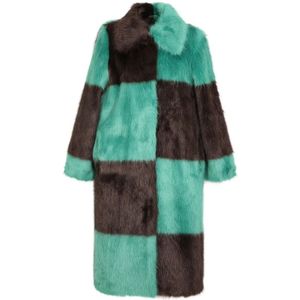 Stand Studio, Dames, Mantels, Veelkleurig, Maat: XS Acryl,