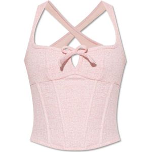 Misbhv, Dames, Tops, Roze, Maat: L Tweed,