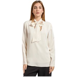 Armani Exchange, Dames, Blouses & Shirts, Wit, Maat: S