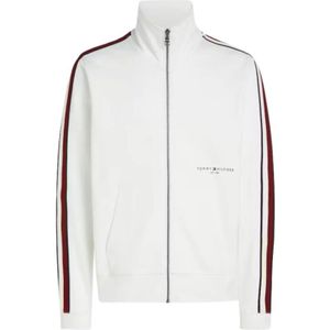 Tommy Hilfiger, Heren, Sweatshirts & Hoodies, Wit, Maat: M