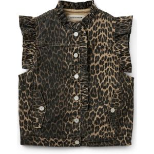 Sofie Schnoor - Lichtbruine Luipaard Vest - Dames - Jassen