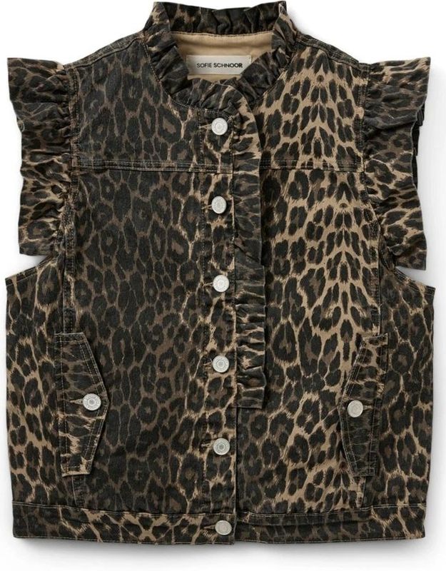 Mouwloze denimvest voor dames Sofie Schnoor Farahsw