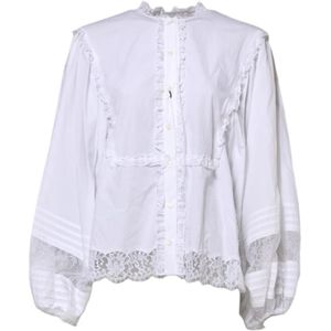 Dolce & Gabbana, Dames, Blouses & Shirts, Wit, Maat: 2XS