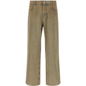 Amiri, Heren, Jeans, Beige, Maat: W34 Katoen,