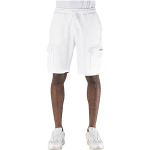 MC2 Saint Barth, Heren, Korte broeken, Wit, Maat: L Katoen,