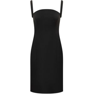 Versace Verhoog je stijl met deze prachtige sheath jurk , Black , Dames , Maat: XS