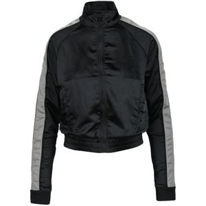 Diesel, Dames, Jassen, Zwart, Maat: 2XS Poliester,