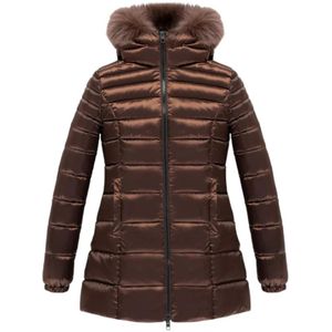 RefrigiWear, Dames, Jassen, Bruin, Maat: S Satijn,