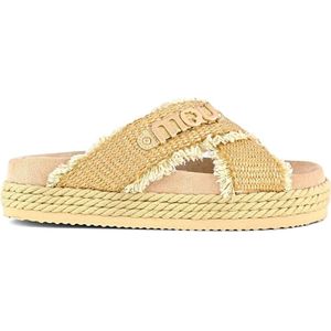 Mou - MU.SW451009K - Sandalen - Beige - Raffia - Casual