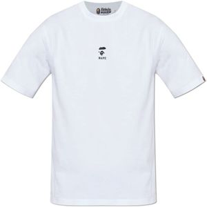 A Bathing Ape, Heren, Tops, Wit, Maat: S Katoen,