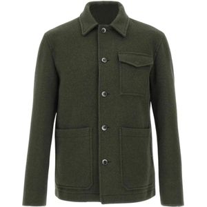 Herno - Groene Jas - Heren - Wol