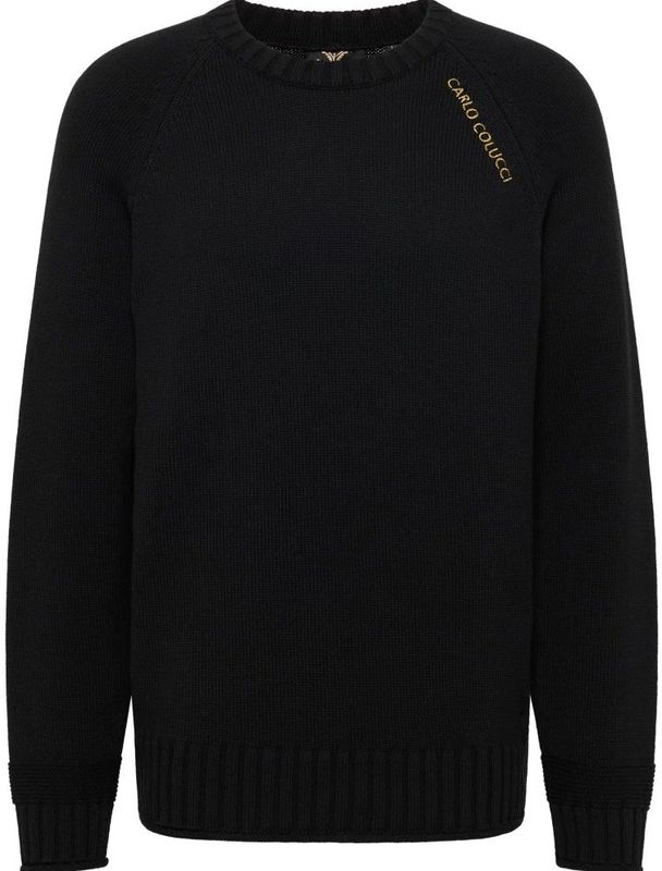 Carlo Colucci - Carat Capsule - Gebreide Trui - Zwart