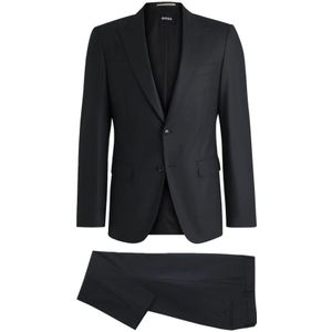 Hugo - Pak - Zwart - Heren - Slim Fit - Single-breasted