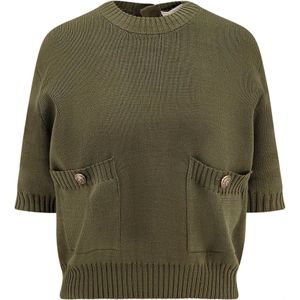 Golden Goose, Dames, Truien, Groen, Maat: L Katoen,